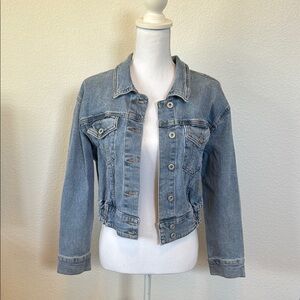 Classic Denim Bomber Jacket
